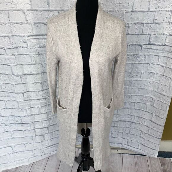 Calvin Klein jeans open front long cardigan sz S women - Picture 1 of 11